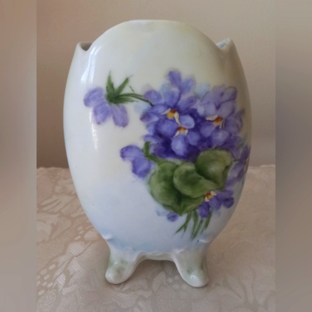 Vtg Weimar Germany Porcelain Bud Vase